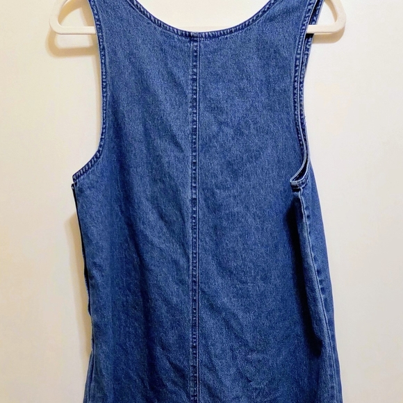 Vintage Agapo Denim floral maxi dress MP - Picture 4 of 5